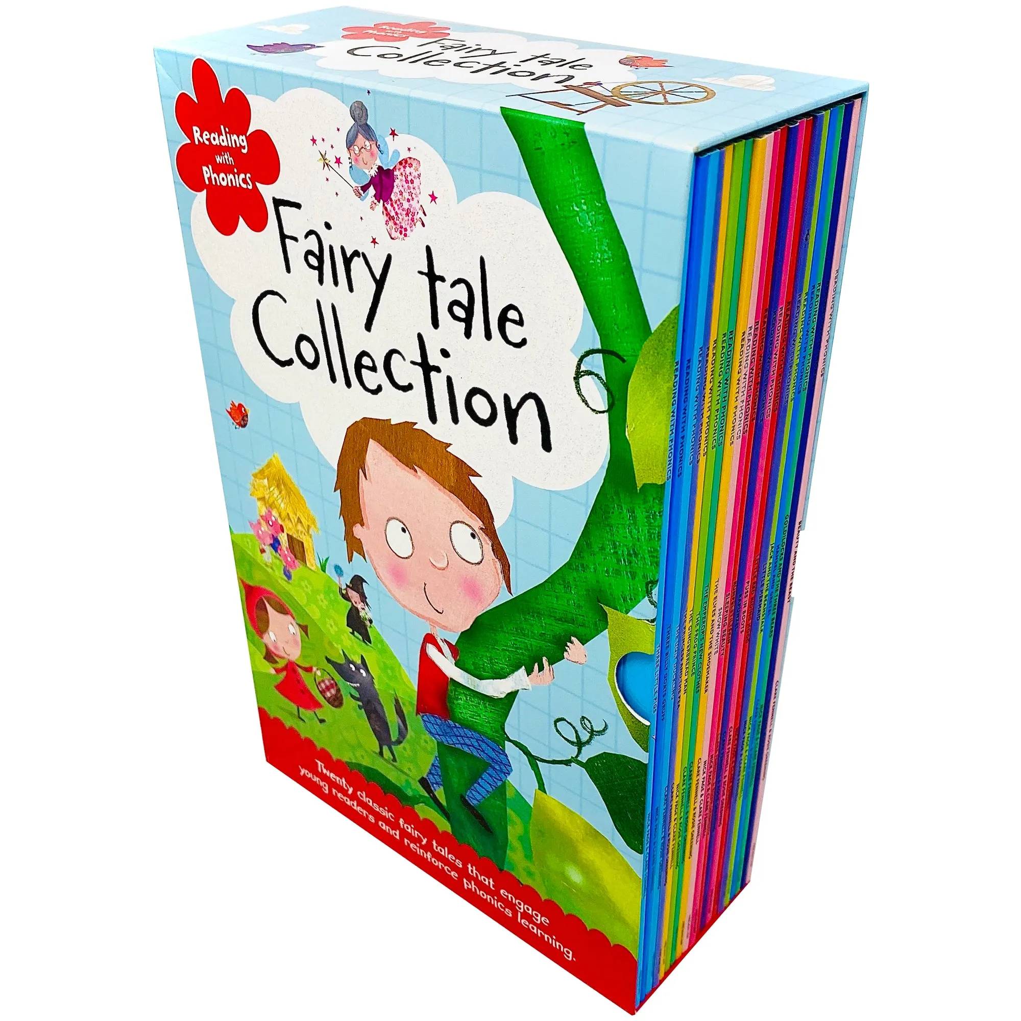 Reading with Phonics Fairy Tale Collection 20 Books Box Set