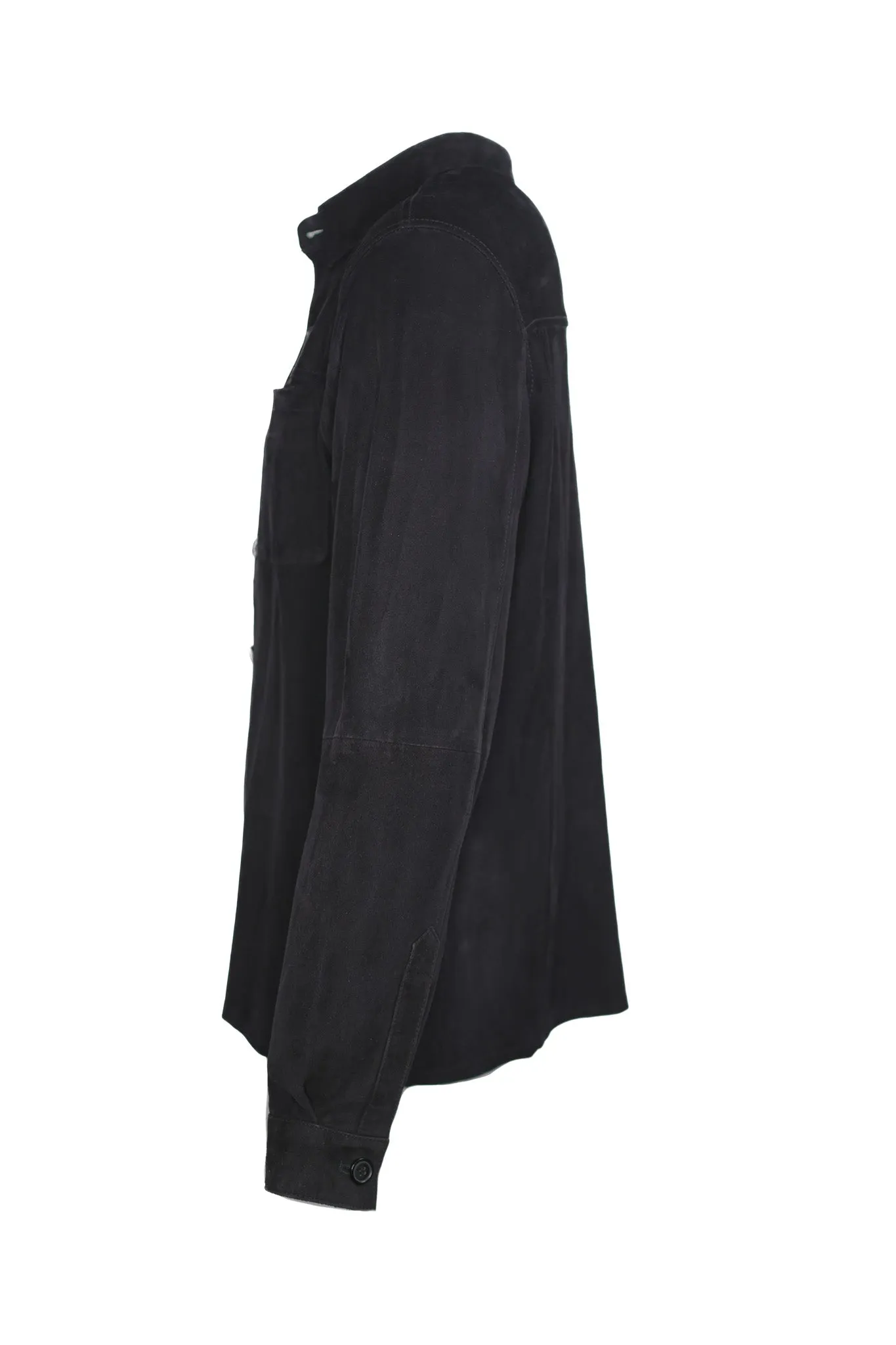 Regency Brock Suede Shirt Jacket Midnight