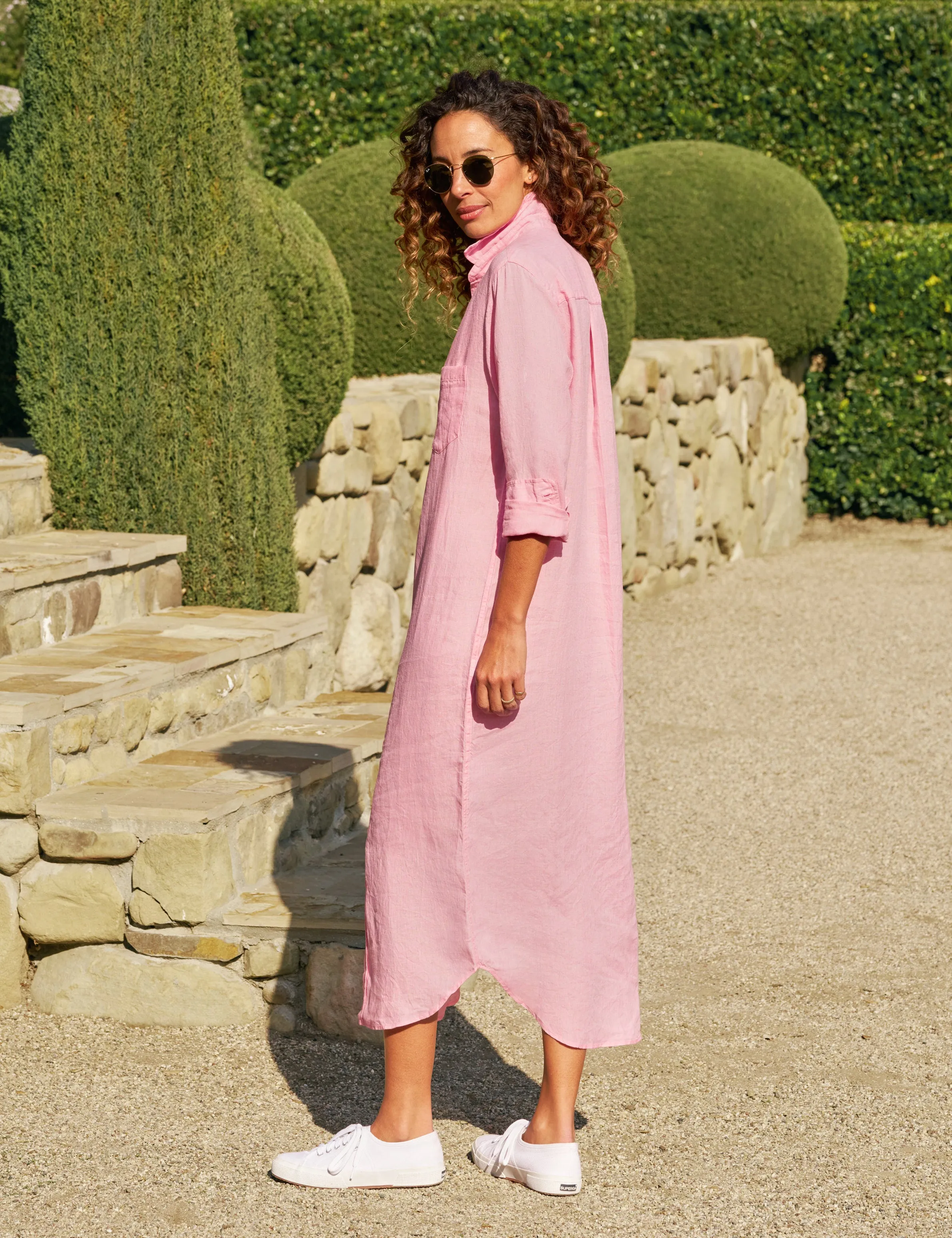 RORY Bubblegum Pink, Italian Classic Linen
