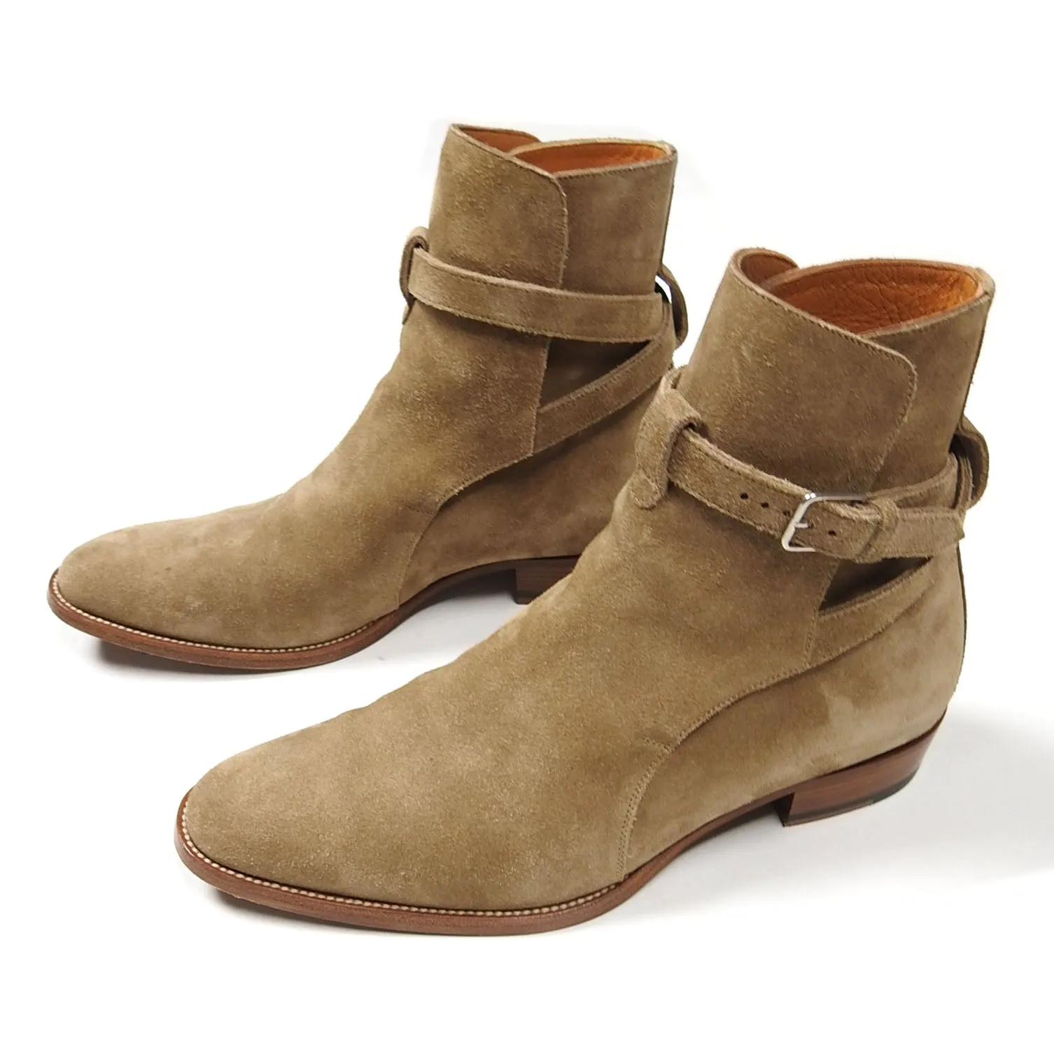 Saint Laurent Suede Wyatt 30 Jodhpur Boots Size 40.5 || 7.5