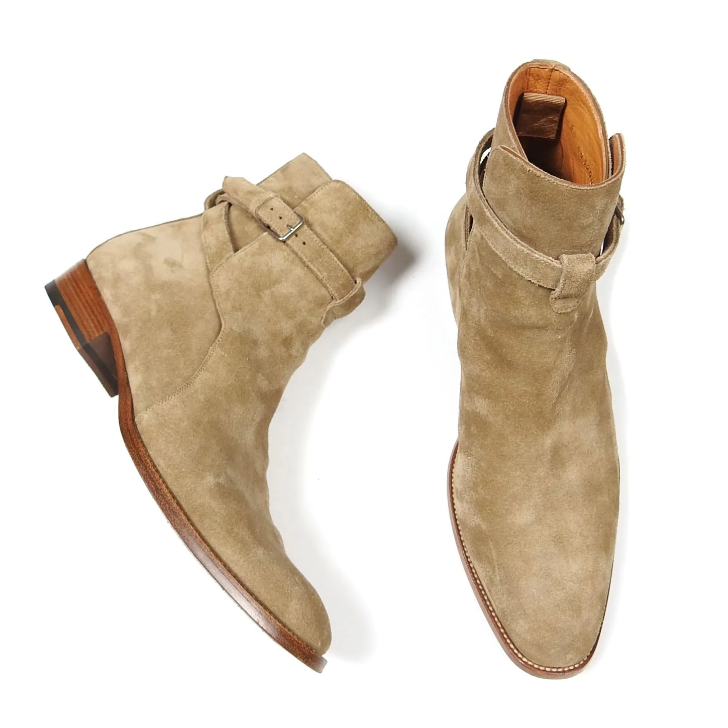 Saint Laurent Suede Wyatt 30 Jodhpur Boots Size 40.5 || 7.5