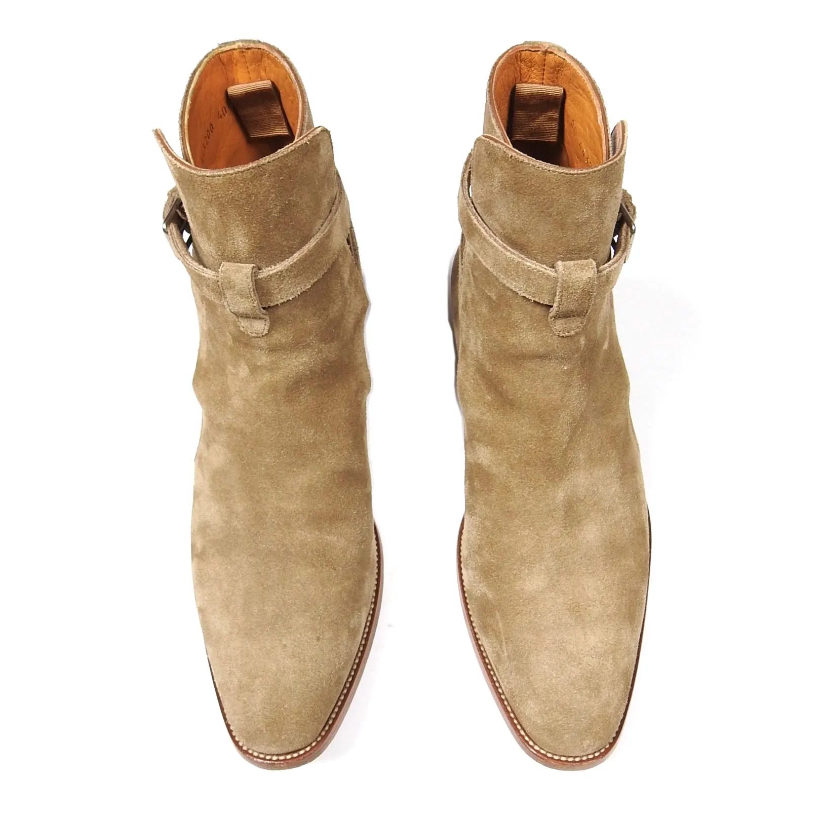 Saint Laurent Suede Wyatt 30 Jodhpur Boots Size 40.5 || 7.5
