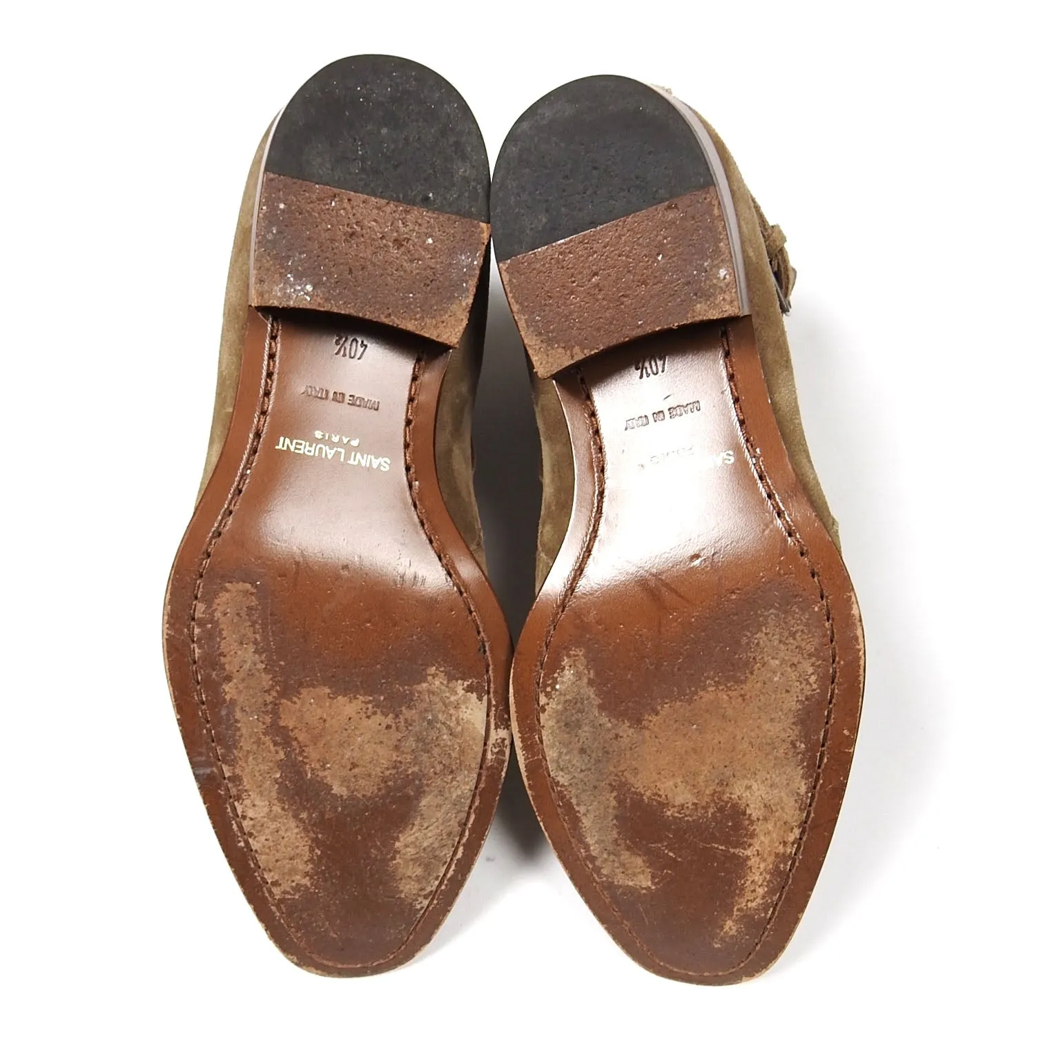 Saint Laurent Suede Wyatt 30 Jodhpur Boots Size 40.5 || 7.5