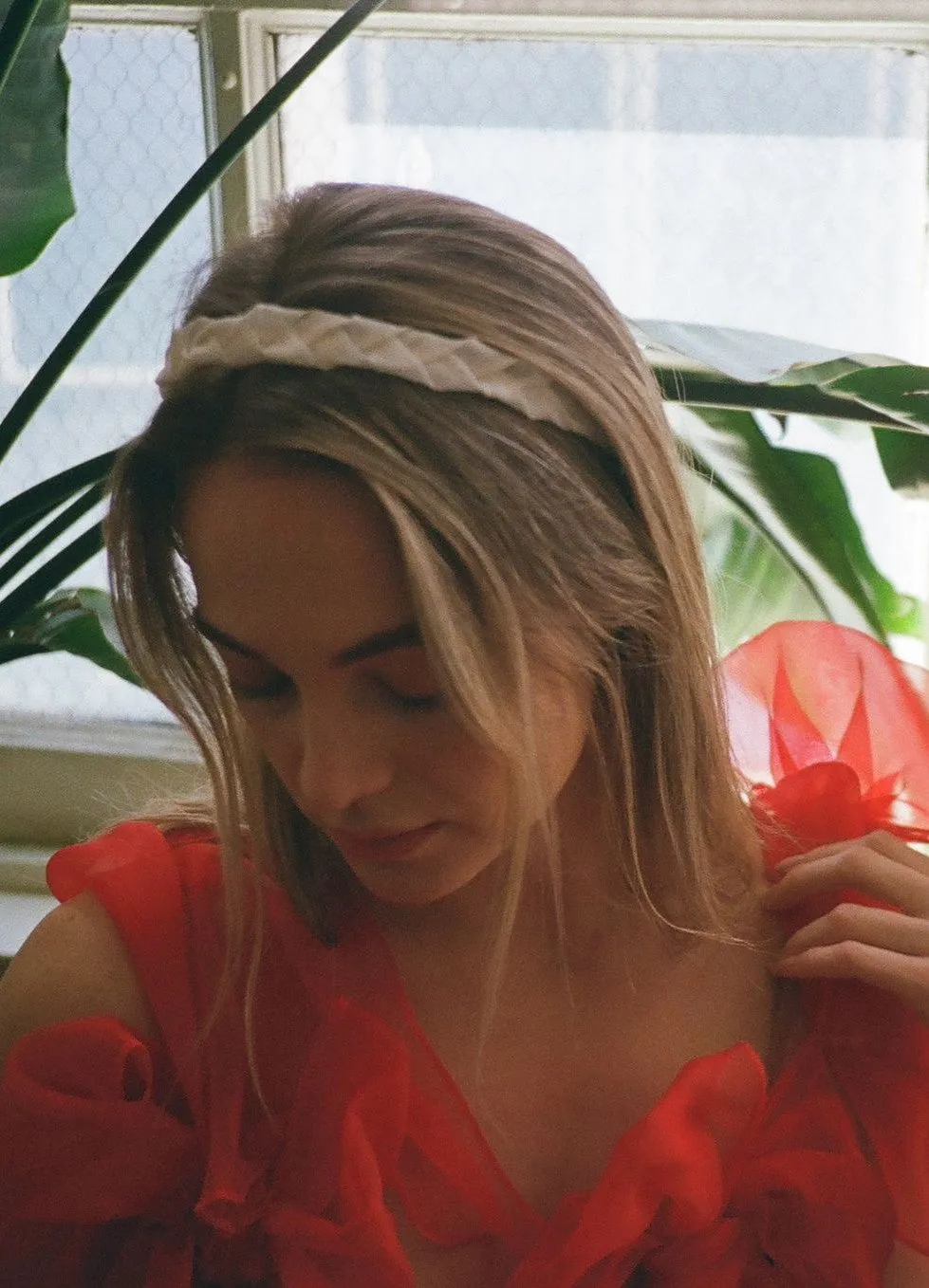 Sanur Woven Silk Organza Headband