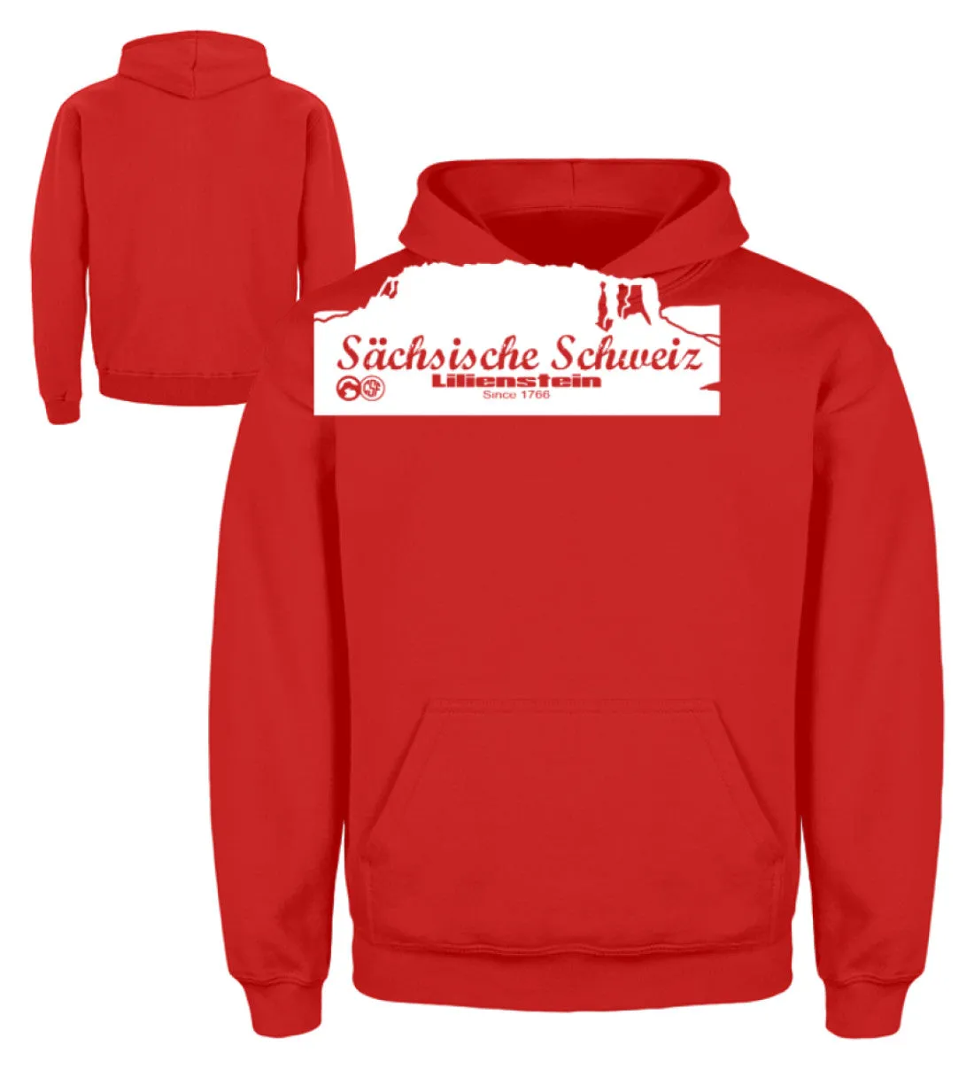 Sächsische Schweiz - Lilienstein  - Kinder Hoodie