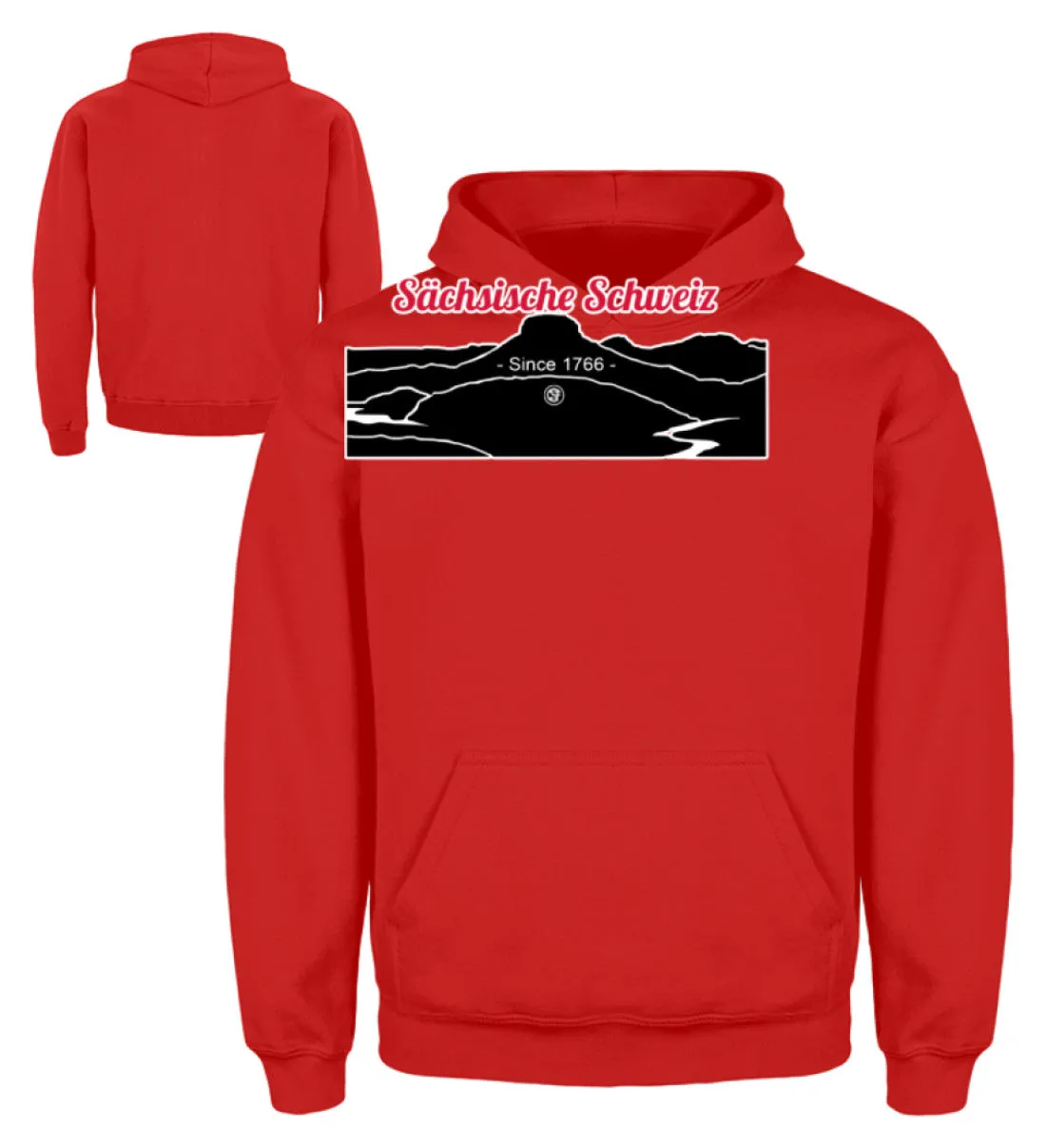 Sächsische Schweiz - Lilienstein  - Kinder Hoodie