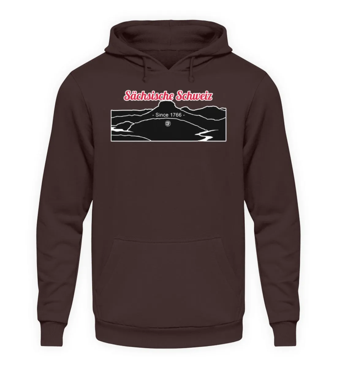 Sächsische Schweiz - Lilienstein  - Unisex Kapuzenpullover Hoodie