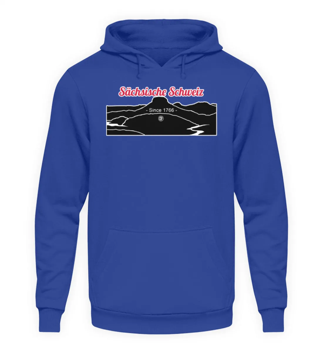 Sächsische Schweiz - Lilienstein  - Unisex Kapuzenpullover Hoodie