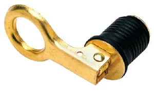 Seachoice Snap-Lock Brass Drain Plug 1-1/4" - 18871