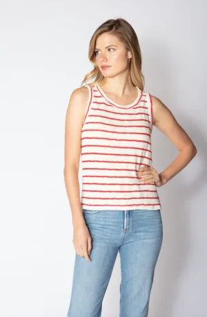 Seashore Stripe Knit Tank
