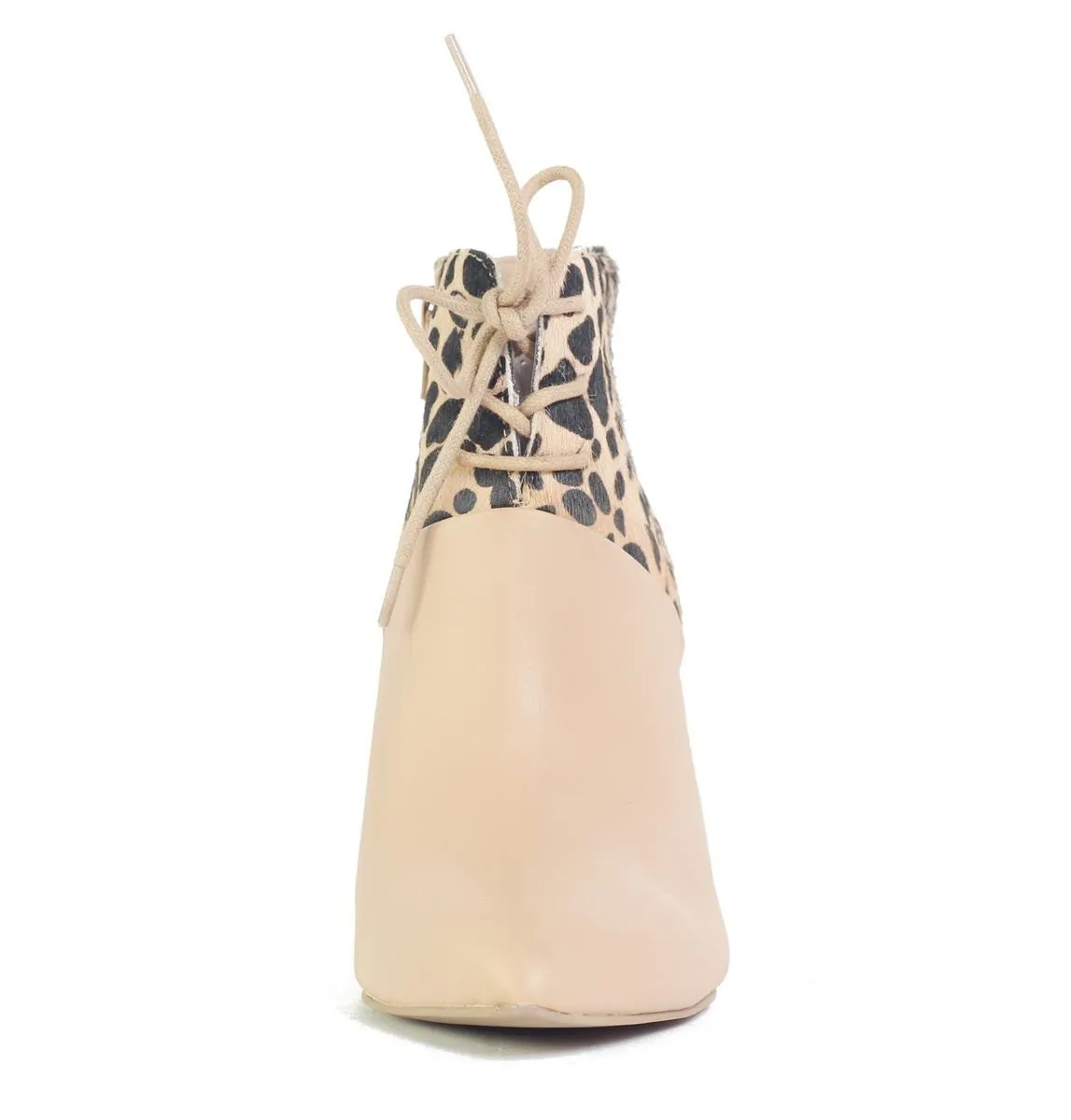 Seychelles for Women: Nonchalant Vacchetta Leather Cheetah Pony Hair High Heels