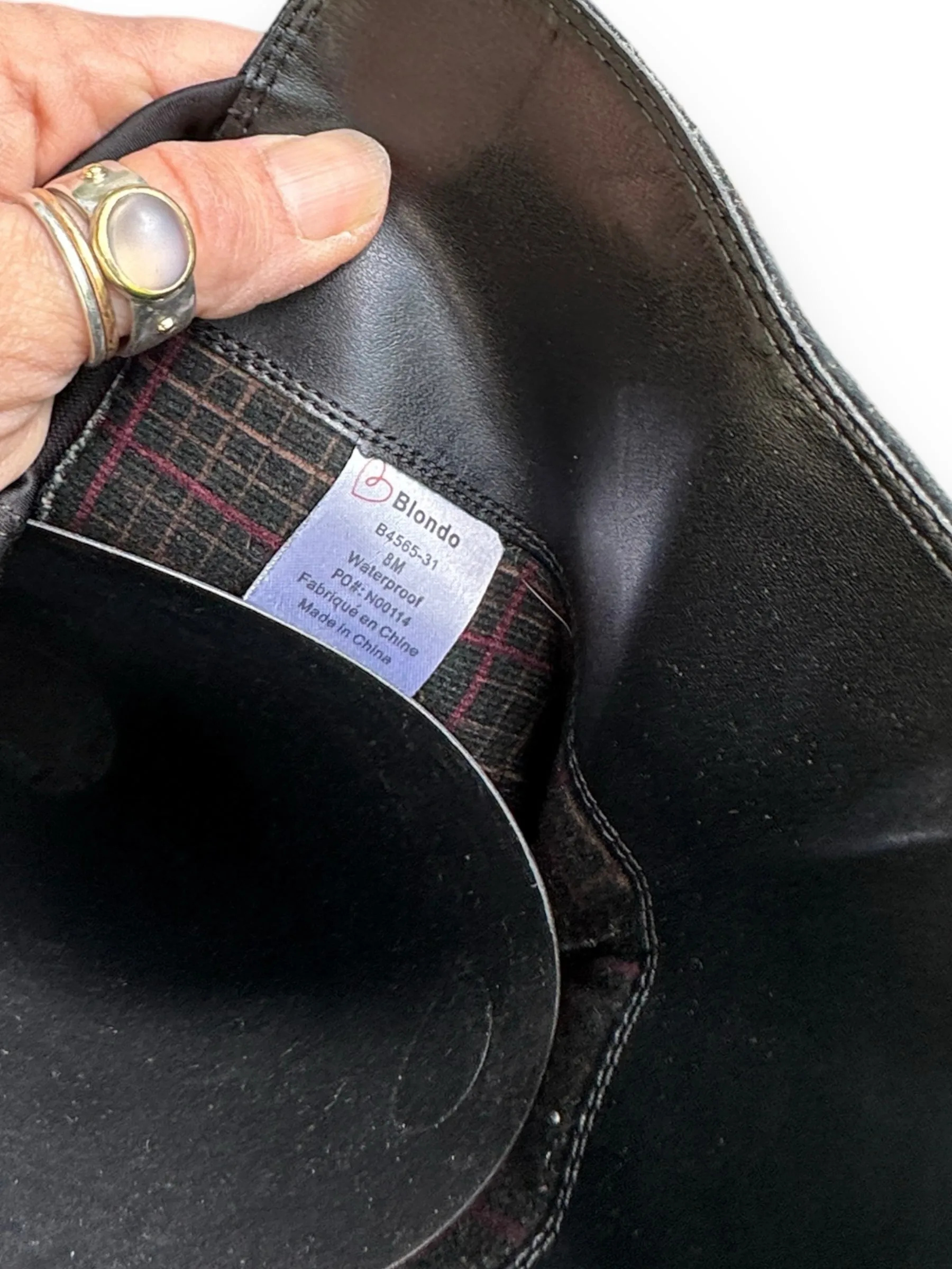 Shoe Size 8 Blondo Black Boots
