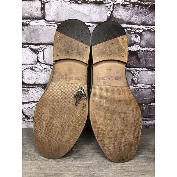Shoe The Bear Beige Canvas Brown Leather Lace Up Oxfords Shoes Men’s 44EU/11M US
