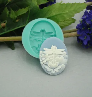 Silicone Mold  Dragonfly Flexible  for Crafts, Jewelry, Resin, Polymer Clay.