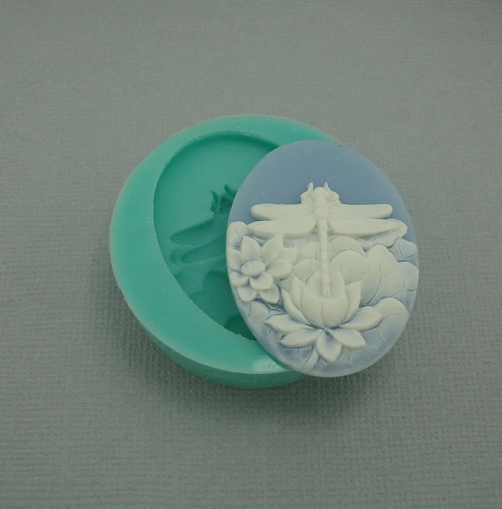 Silicone Mold  Dragonfly Flexible  for Crafts, Jewelry, Resin, Polymer Clay.