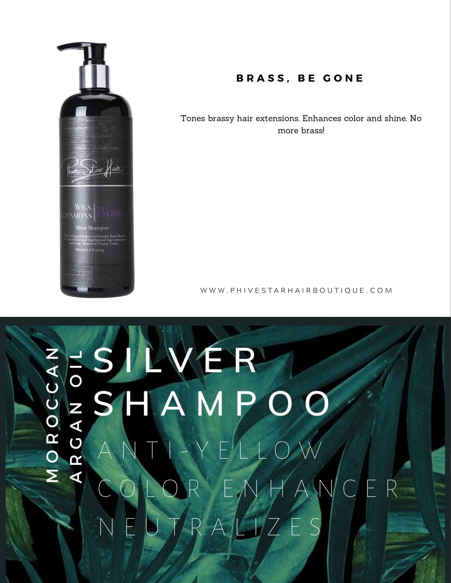 Silver Shampoo| Blonde Wigs Anti-Brass