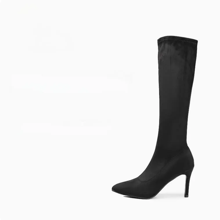 Size 3 Pointy Long Boots For Petite Feet TS232
