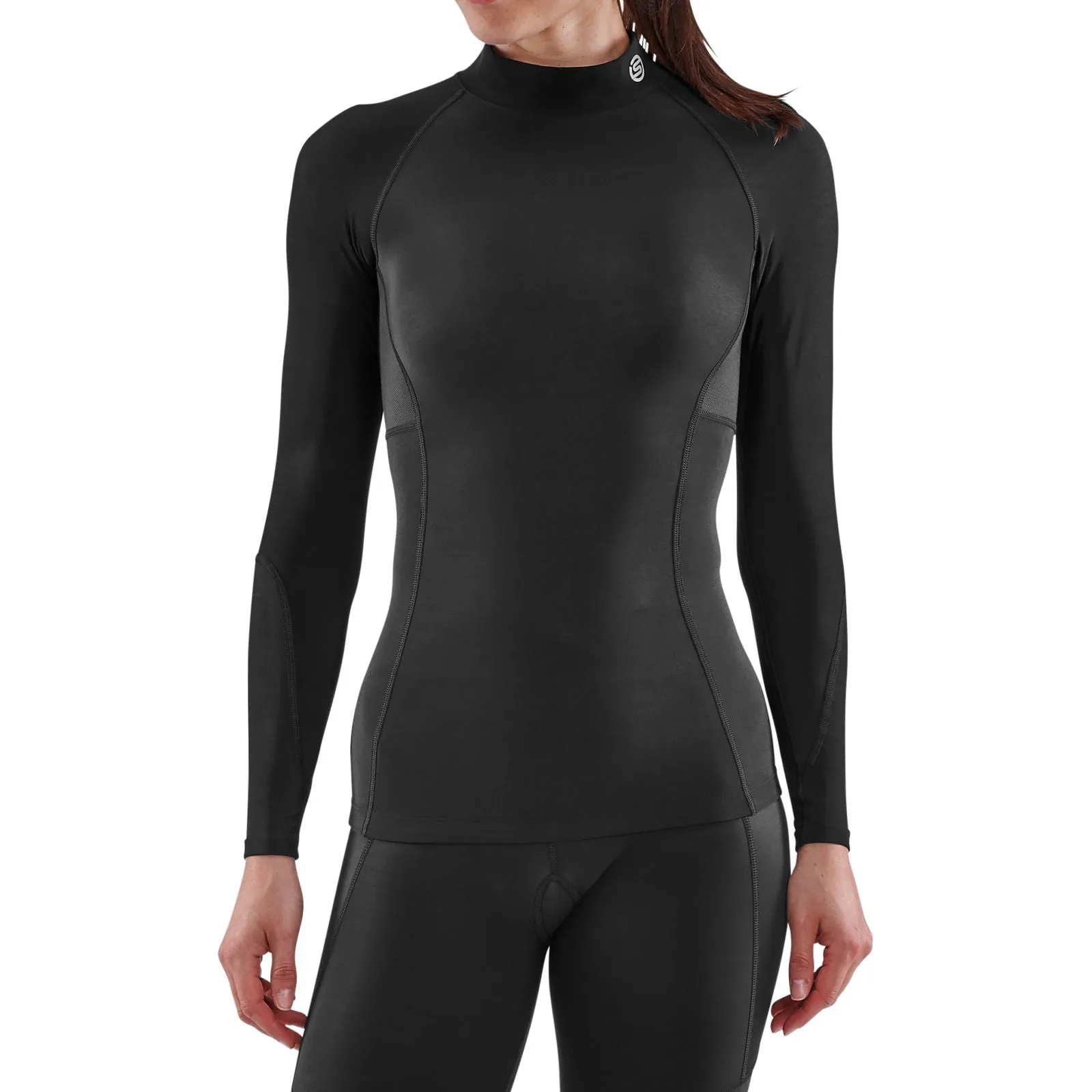 SKINS Women's (C) S-3 Thermal Long Sleeve Top - Black