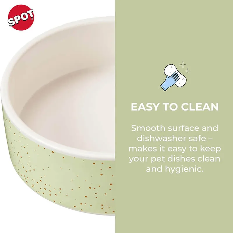 Spot Speckled Stoneware Dish