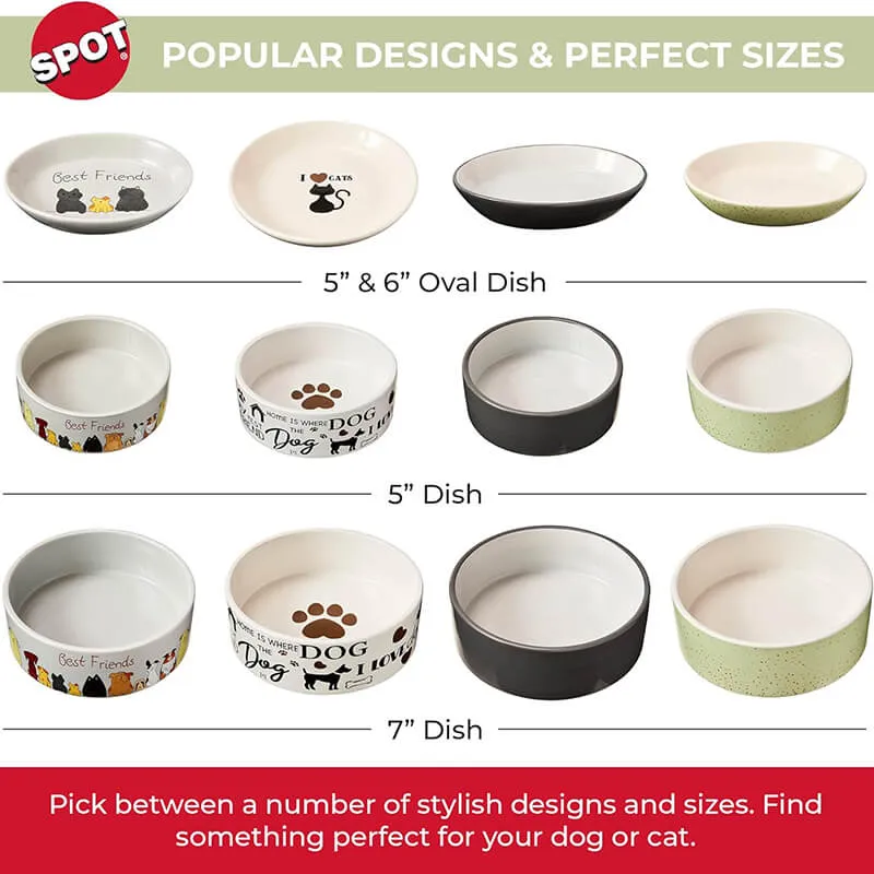 Spot Speckled Stoneware Dish