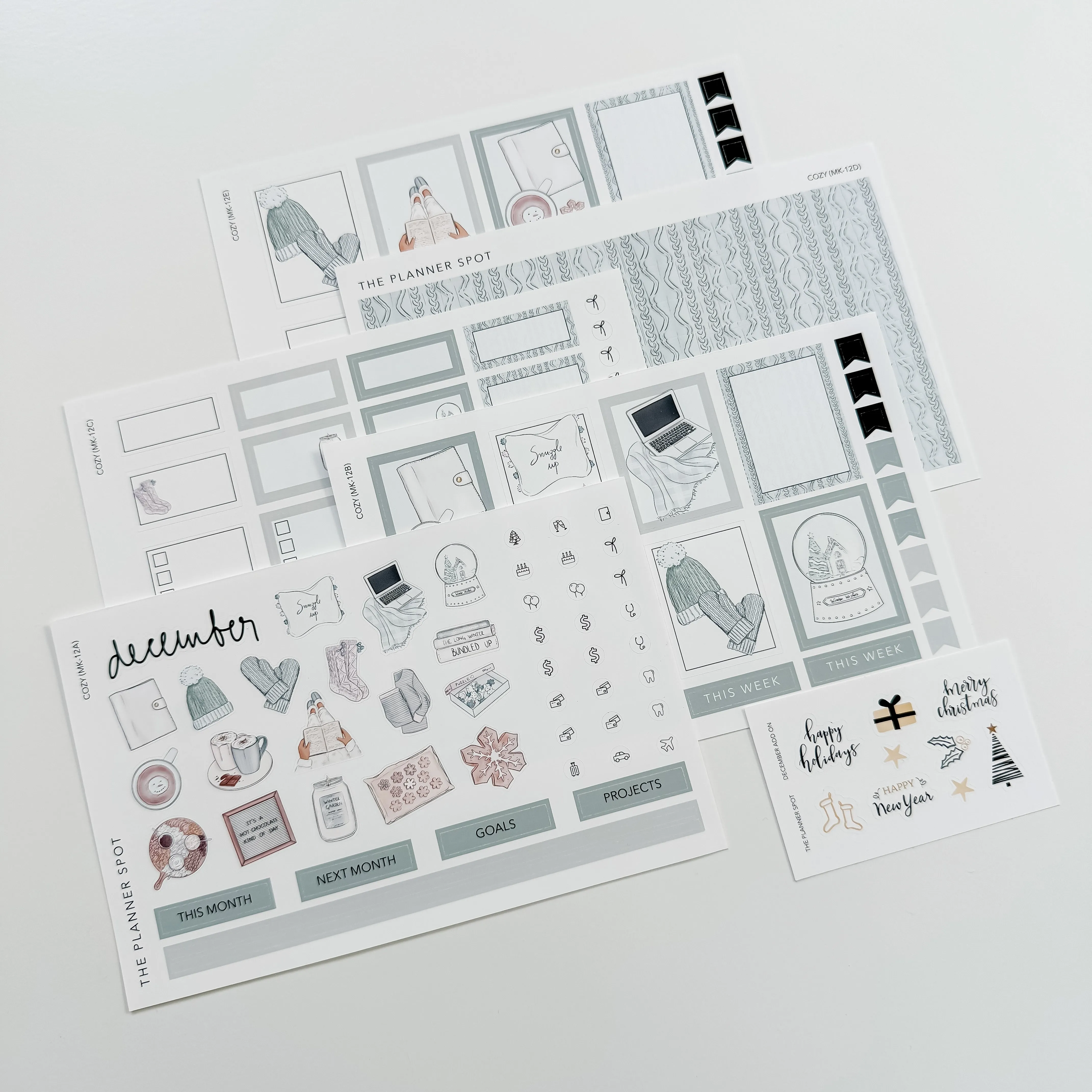 Sticker Kit - December "Cozy"