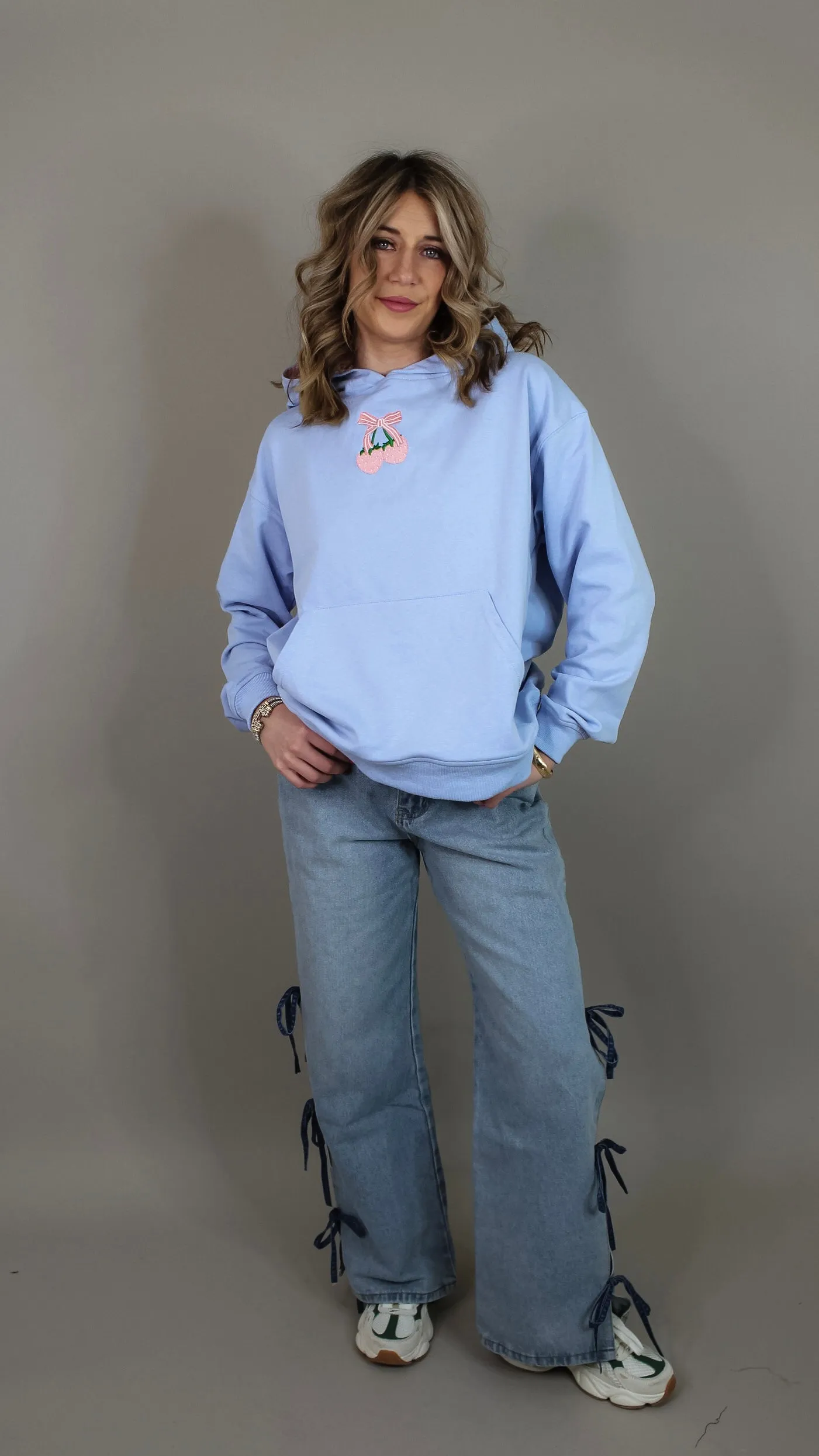 Strawberry Blue Hoodie
