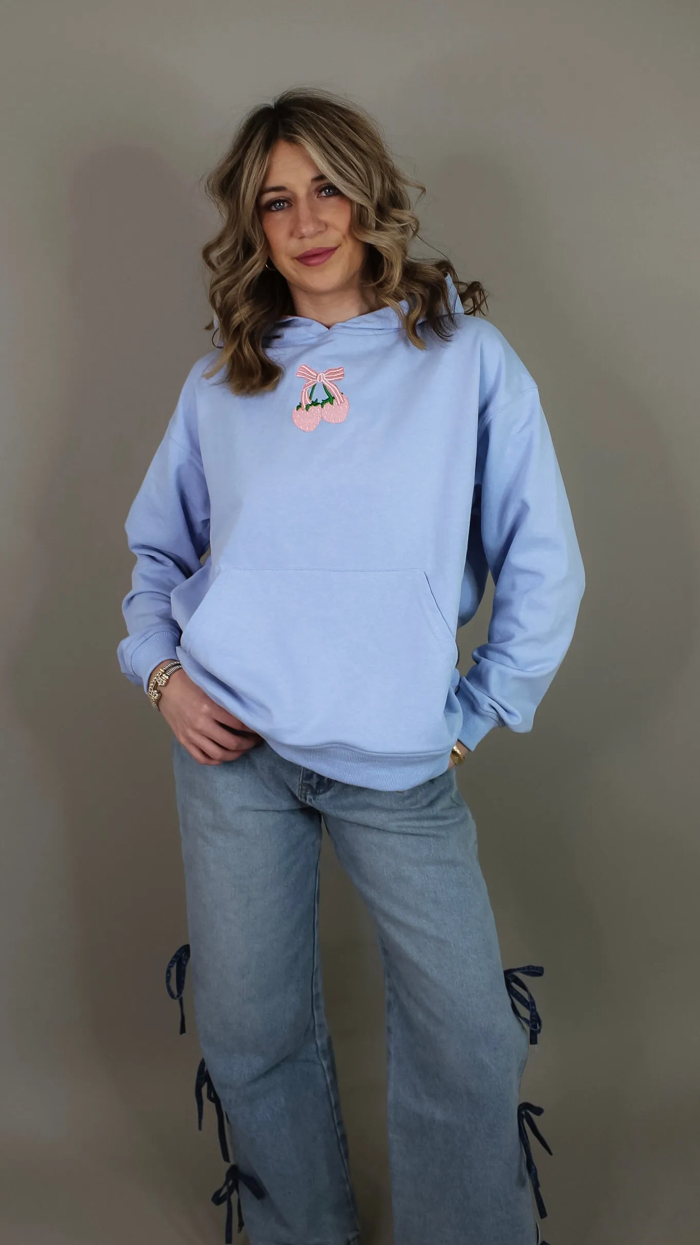 Strawberry Blue Hoodie