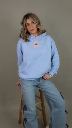 Strawberry Blue Hoodie