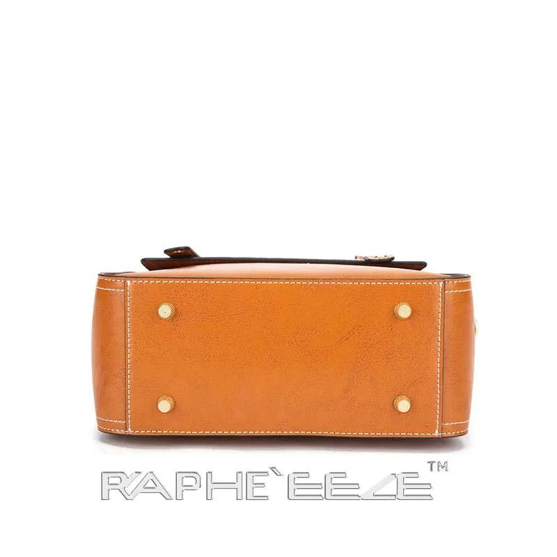Stylish Tote Bag for Woman - Mini Handbag Brown