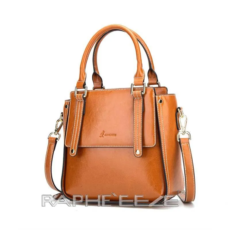 Stylish Tote Bag for Woman - Mini Handbag Brown