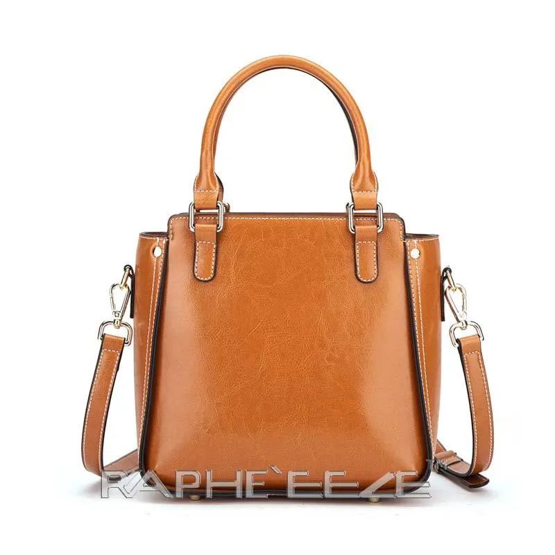 Stylish Tote Bag for Woman - Mini Handbag Brown