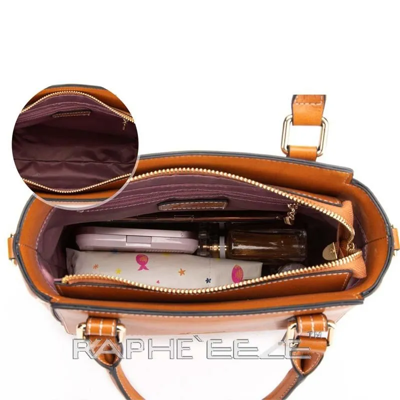 Stylish Tote Bag for Woman - Mini Handbag Brown