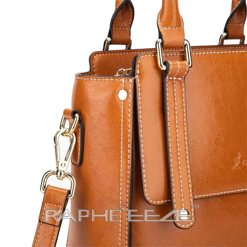 Stylish Tote Bag for Woman - Mini Handbag Brown