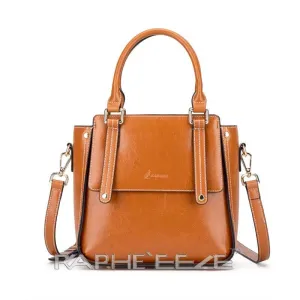 Stylish Tote Bag for Woman - Mini Handbag Brown