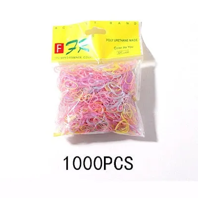 Suede Colorful Hair Ties Long 5m