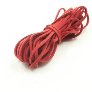 Suede Colorful Hair Ties Long 5m