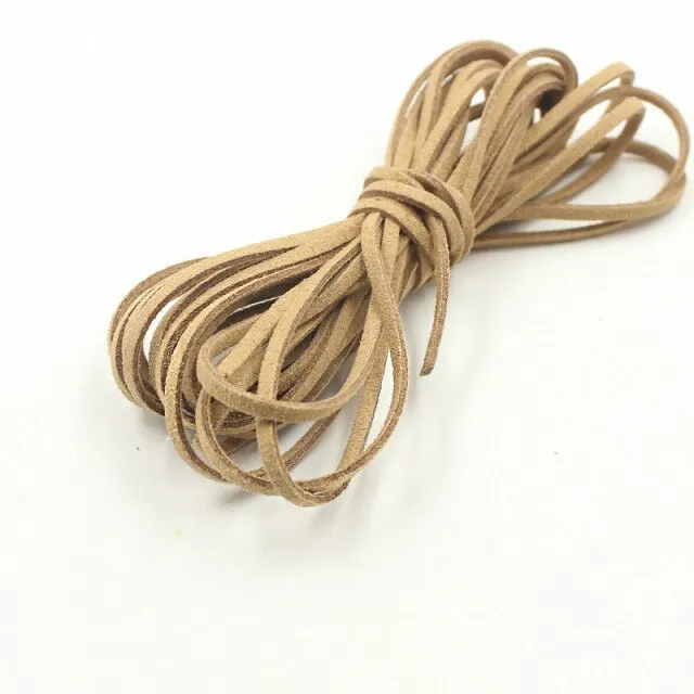 Suede Colorful Hair Ties Long 5m
