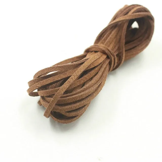 Suede Colorful Hair Ties Long 5m
