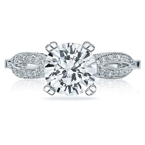 Tacori Diamond Split Shank Engagement Ring