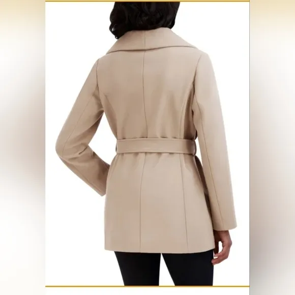 Tahari Ladies' Faux Wool Wrap Coat