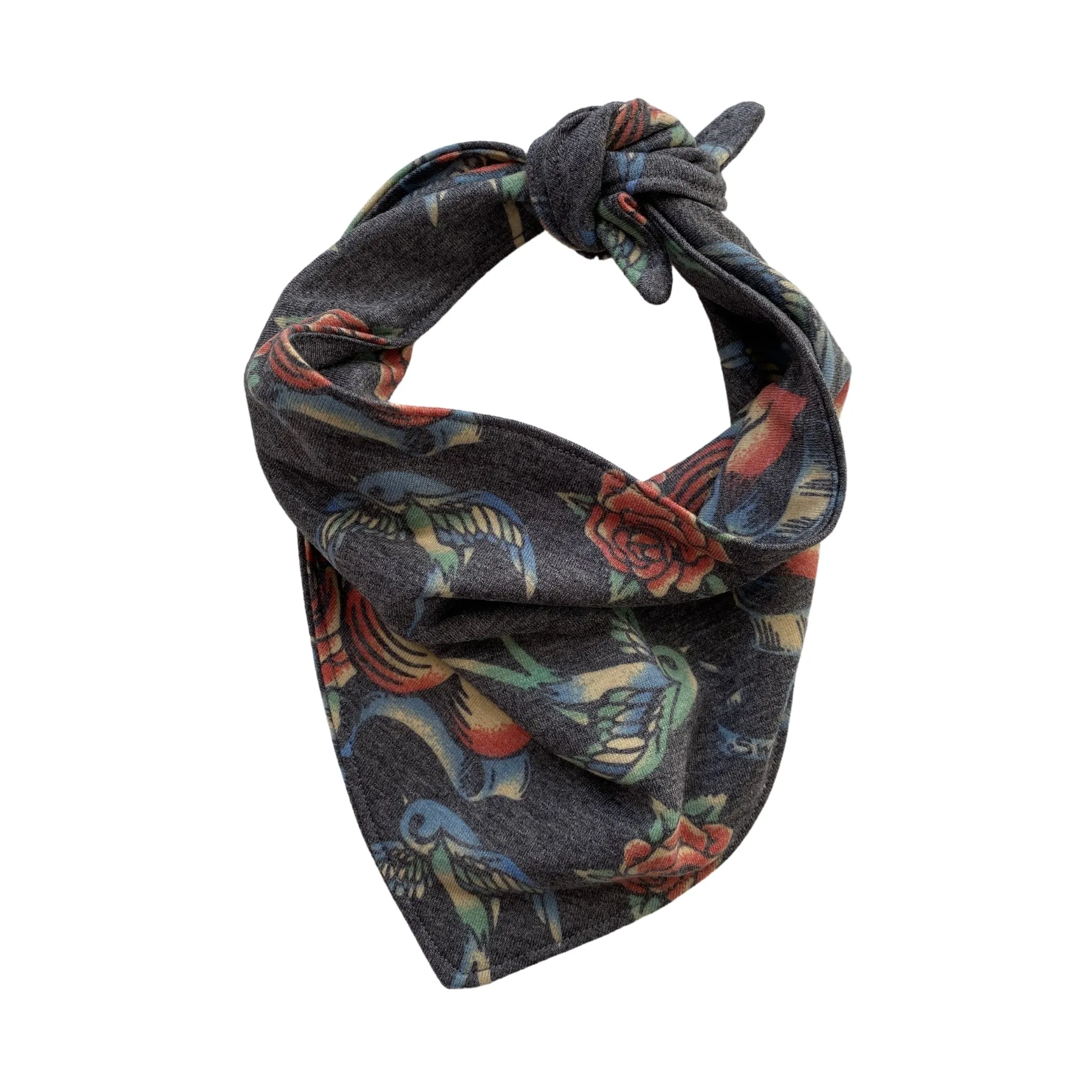 Tattoo Love on Soft Black scARF