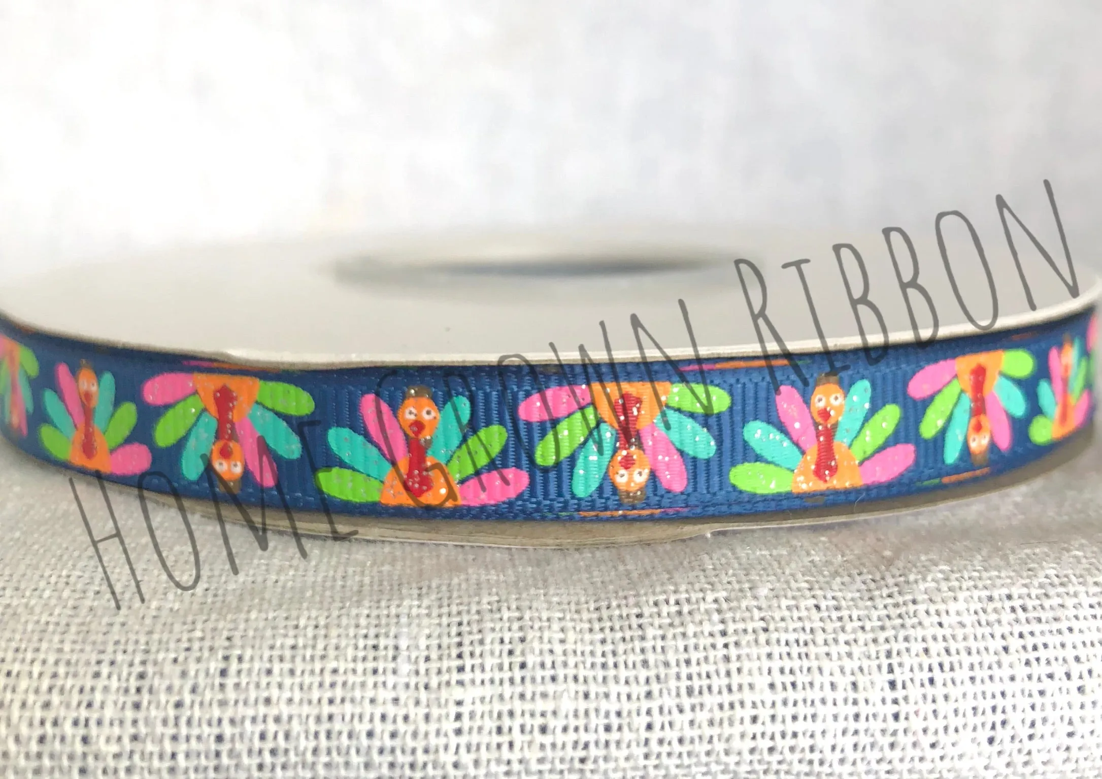 Thankful to be Me Turkeys Only USDR Ribbon - 3/8 Inch