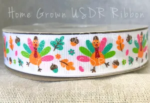 Thankful to be Me Turkeys Only USDR Ribbon - 7/8 Inch