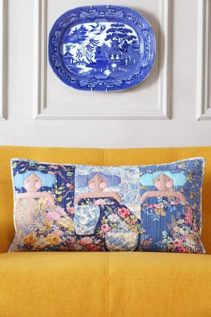 Tilda Chic Escape Cocktail Hour Pillow Kit - Blue