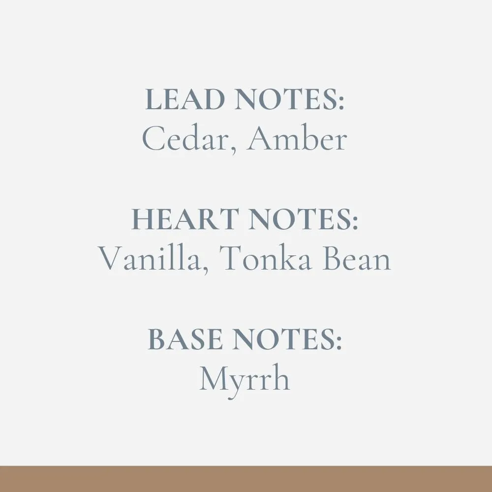 Tonka & Myrrh Scented Candle