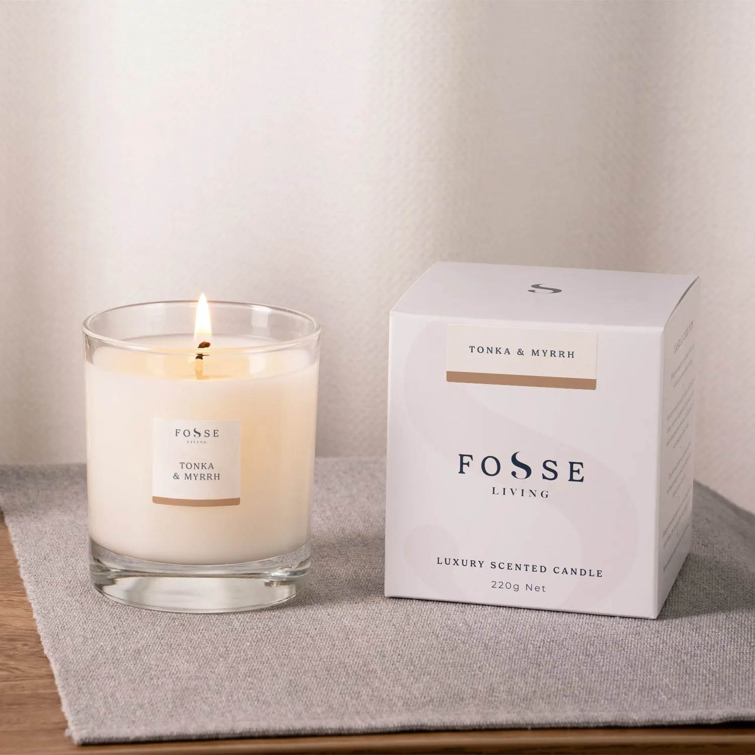Tonka & Myrrh Scented Candle