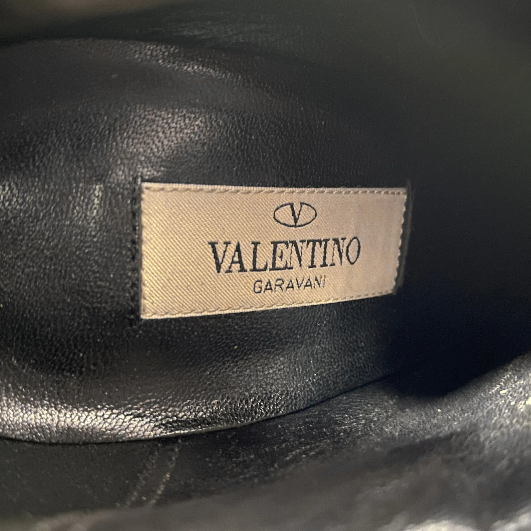 Valentino Twisteel 105mm Black Suede Ankle Boots Size EU 38.5