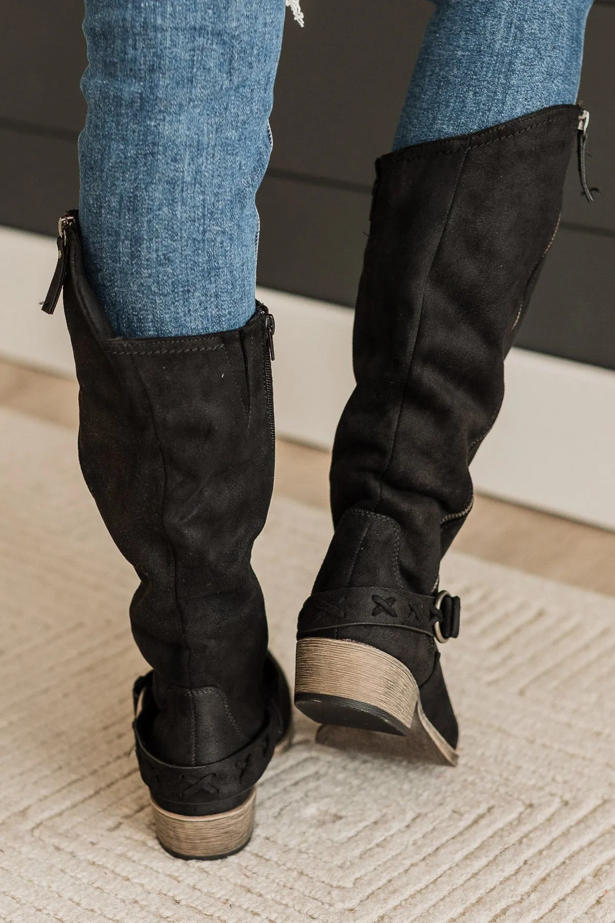 Very G Merlot Boots- Black
