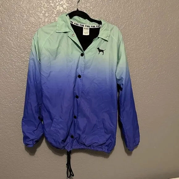Victoria’s Secret blue ombré windbreaker jacket