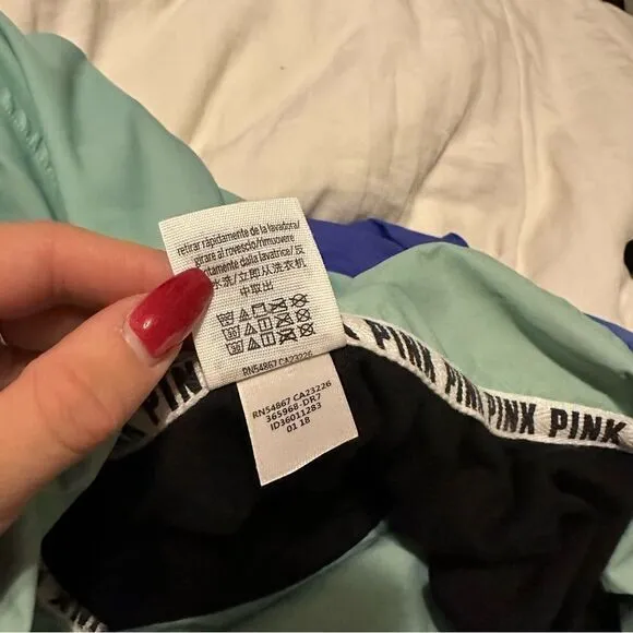 Victoria’s Secret blue ombré windbreaker jacket
